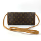 LOUIS VUITTON M51852 Monogram Pochette Twin GM - 2-way bag (clutch bag, mini bag, shoulder bag) - Monogram canvas - unisex - brown