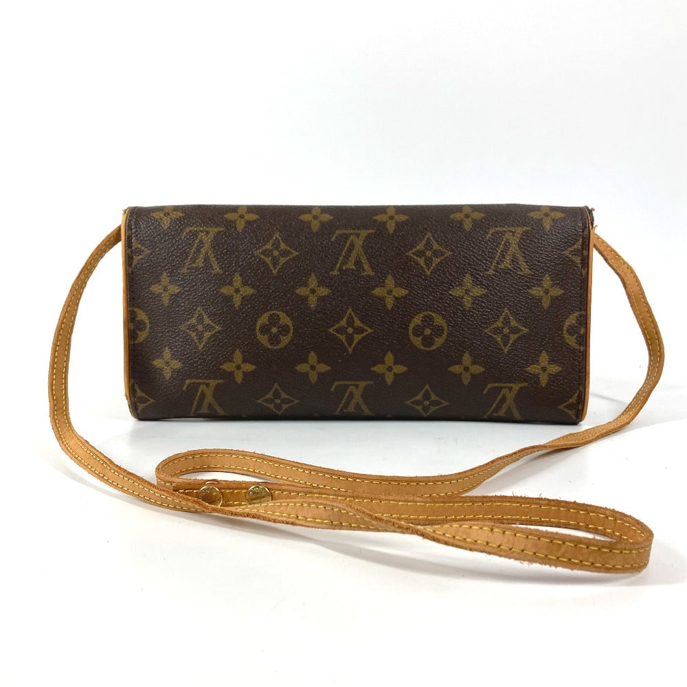LOUIS VUITTON M51852 Monogram Pochette Twin GM - 2-way bag (clutch bag, mini bag, shoulder bag) - Monogram canvas - unisex - brown
