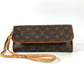 LOUIS VUITTON M51852 Monogram Pochette Twin GM - 2-way bag (clutch bag, mini bag, shoulder bag) - Monogram canvas - unisex - brown