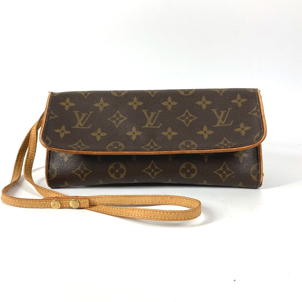 LOUIS VUITTON M51852 Monogram Pochette Twin GM - 2-way bag (clutch bag, mini bag, shoulder bag) - Monogram canvas - unisex - brown
