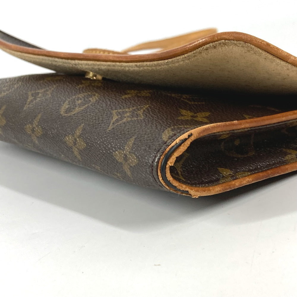 LOUIS VUITTON M51852 Monogram Pochette Twin GM - 2-way bag (clutch bag, mini bag, shoulder bag) - Monogram canvas - unisex - brown