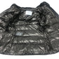 PRADA 290796 22AW Triangle Plate Apparel Outerwear Fur-trimmed Down Jacket Nylon Women's Black