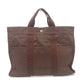 HERMES エールライントートMM カバン ビジネスバッグ ハンドバッグ トートバッグ キャンバス レディース ブラウン - brandshop-reference