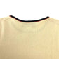 GUCCI 501400 Ribbon Apparel Top, Short Sleeve Cashmere Knit, Women's, Beige