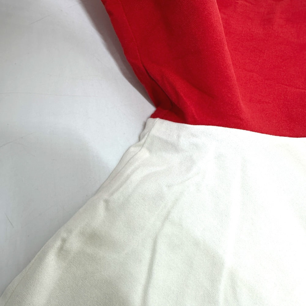 GIVENCHY 17W7269651 Printed Embroidered Oversized Long Sleeve T-Shirt Dress, Cotton, Unisex, White, Red and White