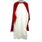 GIVENCHY 17W7269651 Printed Embroidered Oversized Long Sleeve T-Shirt Dress, Cotton, Unisex, White, Red and White