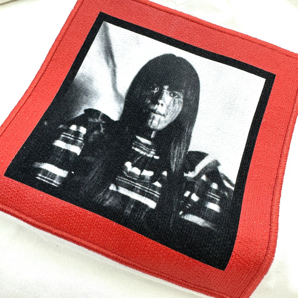 GIVENCHY 17W7269651 Printed Embroidered Oversized Long Sleeve T-Shirt Dress, Cotton, Unisex, White, Red and White