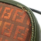 FENDI Zucchino Zucca Logo Pochette, Vintage, Adjustable Shoulder Bag, PVC/Leather, Women's, Brown, Khaki, Brown