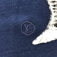 LOUIS VUITTON Chapman Horse and Zebra Print Short Sleeve T-Shirt, Cotton, Men's, Navy Blue