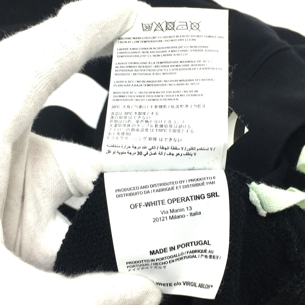 OFF-WHITE OMBA003F17003016 Seeing Things CARAVAGGIO PAINTING Rosario Sweatshirt, Men's, Black, Cotton