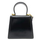 Salvatore Ferragamo AQ-212193 Gancini Shoulder Bag/Handbag, 2-Way Leather, Women's, Black