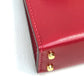 HERMES Kelly Twilly Bag Strap Accessory Charm Tadelakt Women's Rouge vif Red
