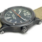 RALPH LAUREN RLR0220900 Sporting Safari RL67 Chronometer Watch, Stainless Steel, Men's, Black/Khaki Strap