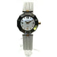 CENTURY 606.7.S.AB1.15.SM Prime Time 8-Piece Diamond Sapphire Case Stainless Steel Women's Watch, Black