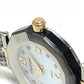 CENTURY 606.7.S.AB1.15.SM Prime Time 8-Piece Diamond Sapphire Case Stainless Steel Women's Watch, Black