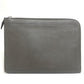 HERMES L-shaped zipper zip computer bag, clutch bag, Epson, unisex, Etoupe, gray