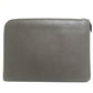 HERMES L-shaped zipper zip computer bag, clutch bag, Epson, unisex, Etoupe, gray