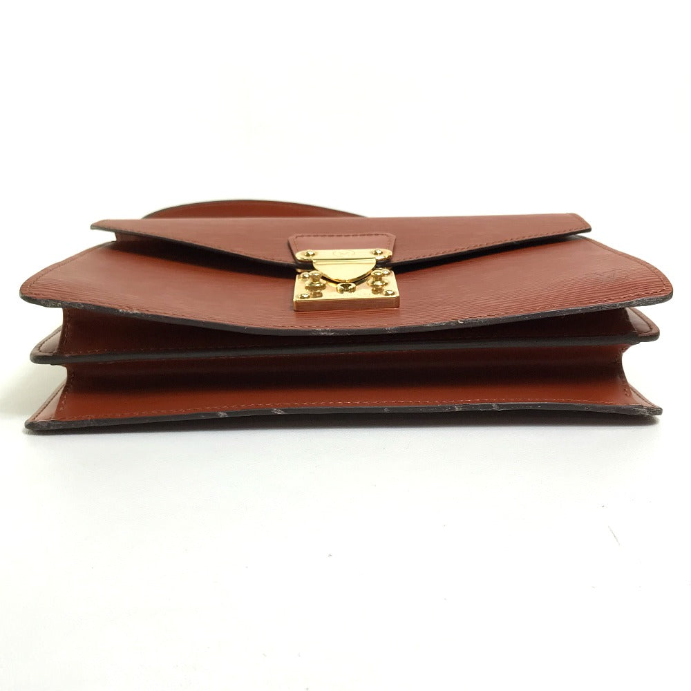 LOUIS VUITTON M52133 Epi Concorde Business Bag Handbag in Epi Leather, Brown