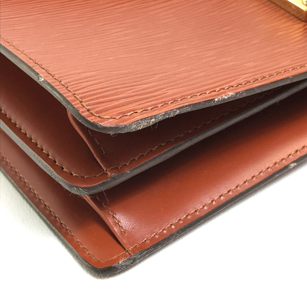 LOUIS VUITTON M52133 Epi Concorde Business Bag Handbag in Epi Leather, Brown