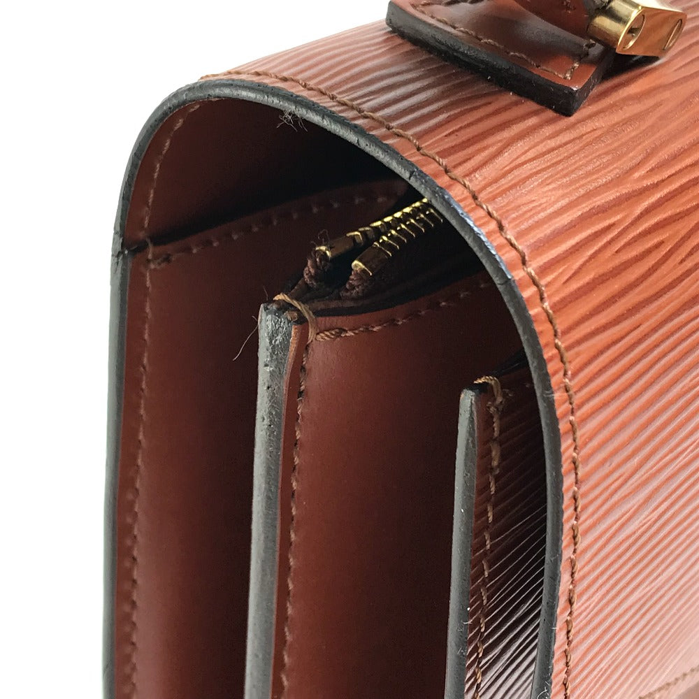LOUIS VUITTON M52133 Epi Concorde Business Bag Handbag in Epi Leather, Brown