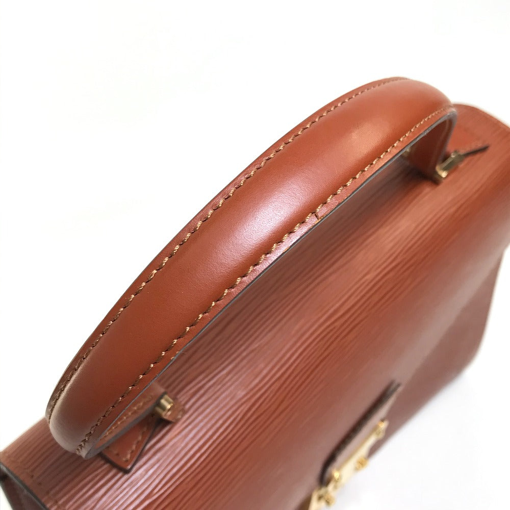 LOUIS VUITTON M52133 Epi Concorde Business Bag Handbag in Epi Leather, Brown