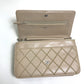 CHANEL CC Coco Mark Matelasse Design Chain Wallet Shoulder Bag Long Wallet Women's Beige Lambskin