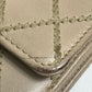 CHANEL CC Coco Mark Matelasse Design Chain Wallet Shoulder Bag Long Wallet Women's Beige Lambskin