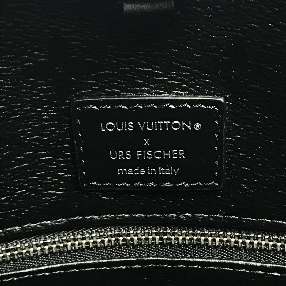 LOUIS VUITTON M45567 Tufted Monogram LVXUF Cabas Handbag Tote Bag in Coated Canvas, Unisex, White/Black