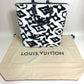 LOUIS VUITTON M45567 Tufted Monogram LVXUF Cabas Handbag Tote Bag in Coated Canvas, Unisex, White/Black