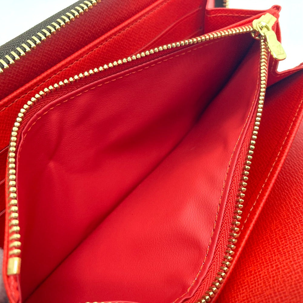 LOUIS VUITTON M66553 モノグラム チャイナラン ジッピーオーガナイザー 長財布 モノグラムキャンバス メンズ ブラウン