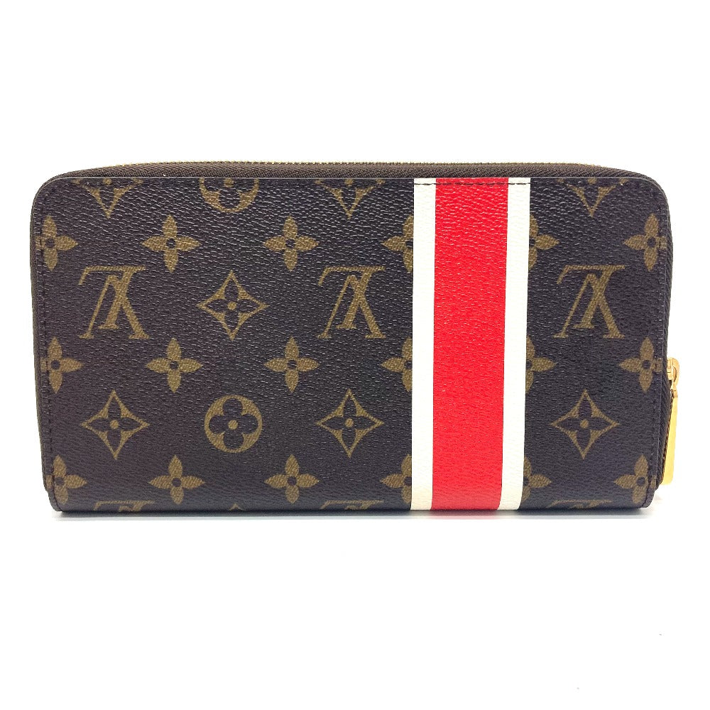 LOUIS VUITTON M66553 モノグラム チャイナラン ジッピーオーガナイザー 長財布 モノグラムキャンバス メンズ ブラウン
