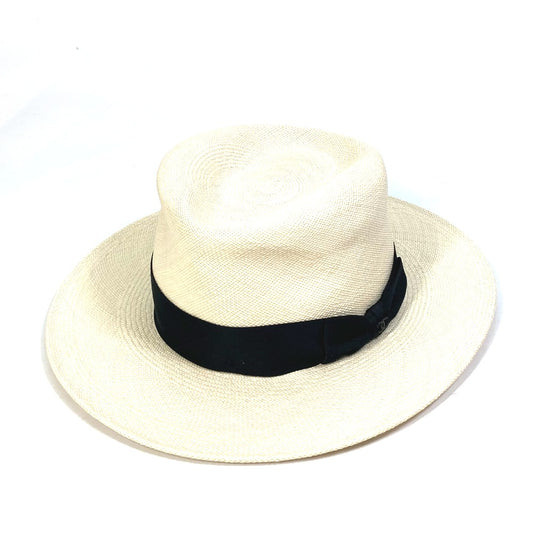 CHANEL CC ココマーク グログランリボン 19V ハット ストローハット 帽子 ストロー レディース ベージュ - brandshop-reference