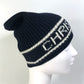 Christian Dior 31NOE714IXGH Beanie, Knit Cap, Logo Hat, Wool/Cashmere, Women's, Navy