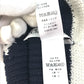 Christian Dior 31NOE714IXGH Beanie, Knit Cap, Logo Hat, Wool/Cashmere, Women's, Navy