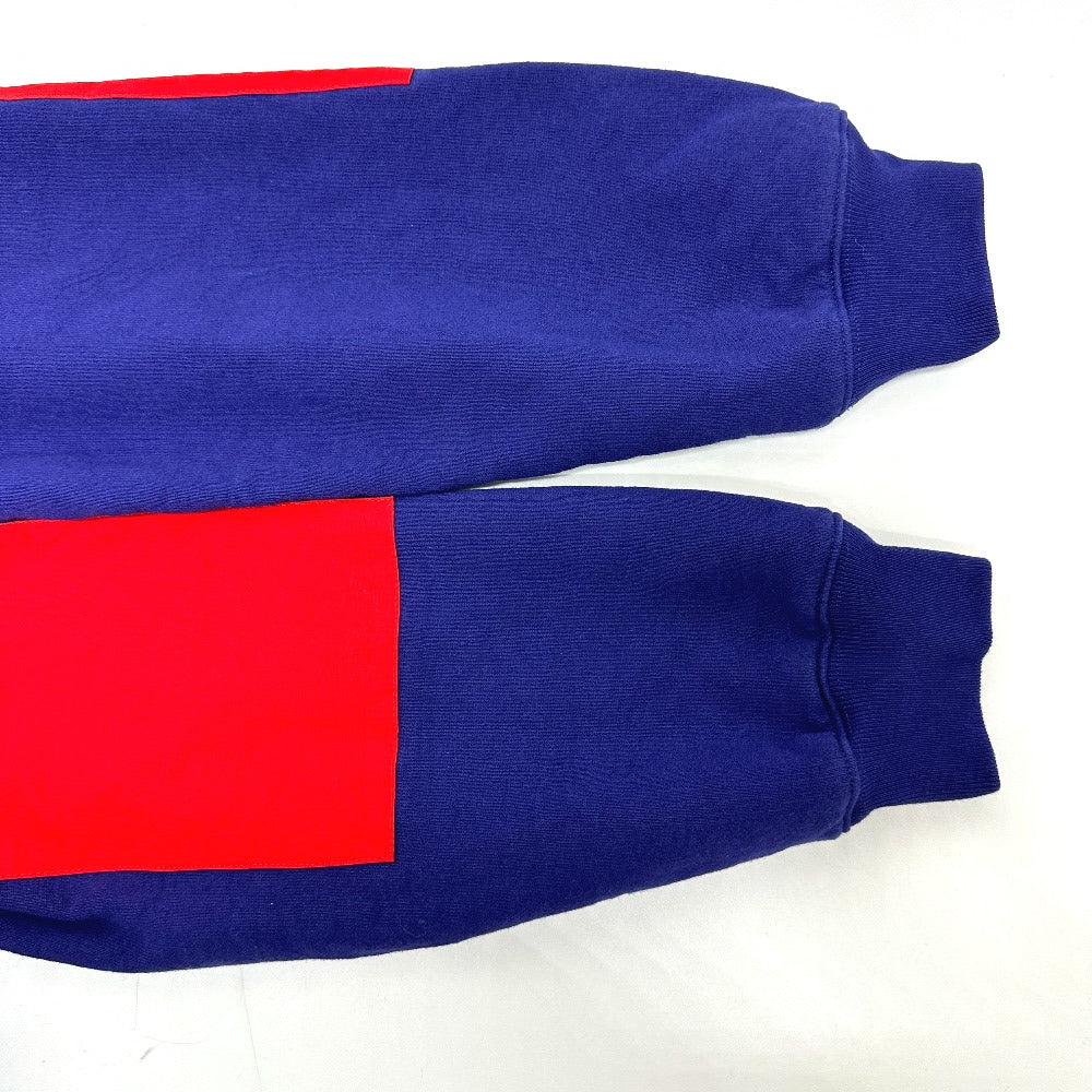 GUCCI 671462 The North Face Collaboration Zip-Up Hoodie, Men's Cotton Outerwear, Red/Blue