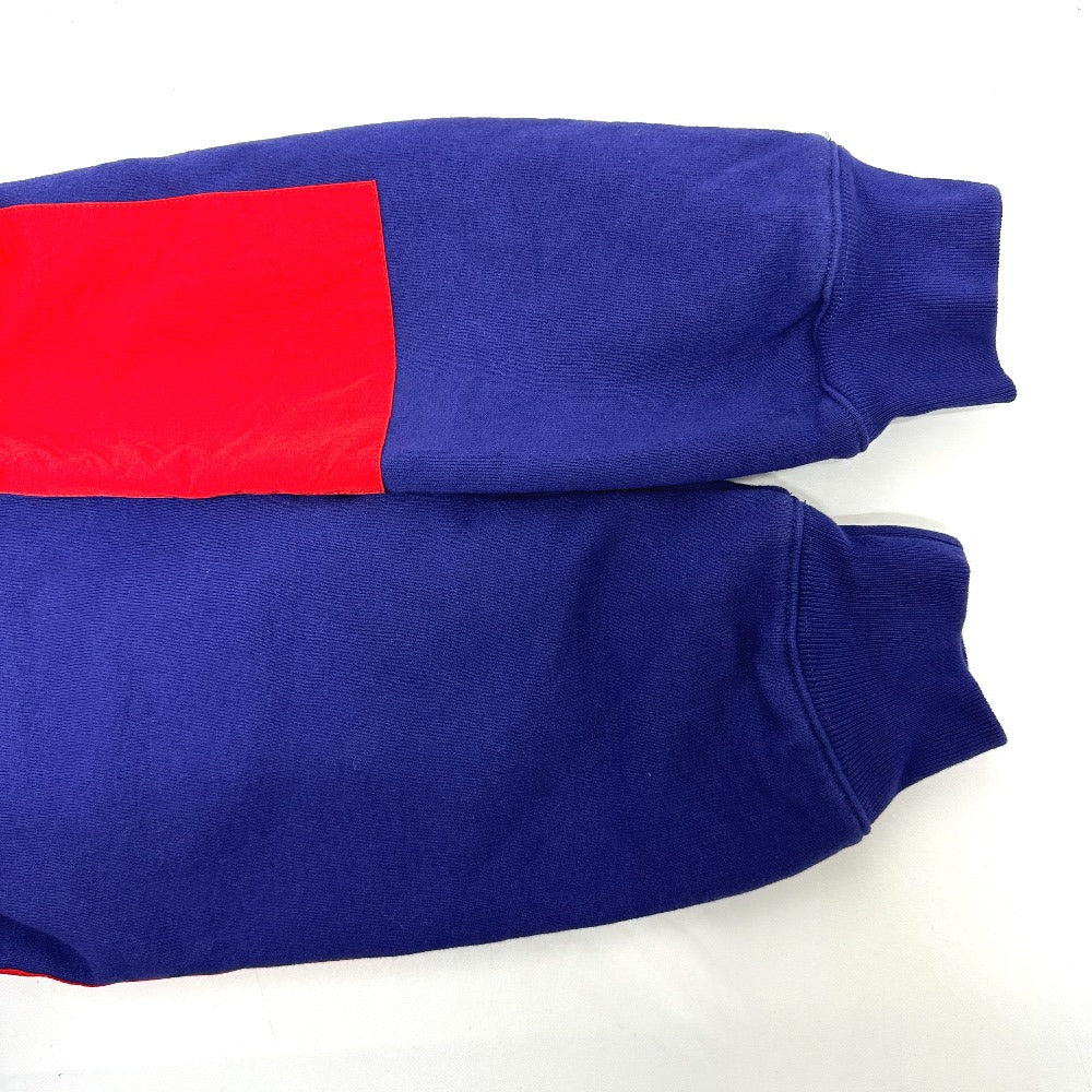 GUCCI 671462 The North Face Collaboration Zip-Up Hoodie, Men's Cotton Outerwear, Red/Blue