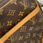 LOUIS VUITTON M45266 Monogram Danube Crossbody Pochette Shoulder Bag in Monogram Canvas, Brown, for Women
