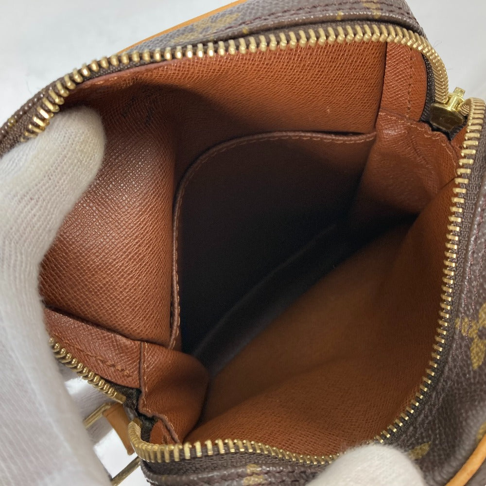 LOUIS VUITTON M45266 Monogram Danube Crossbody Pochette Shoulder Bag in Monogram Canvas, Brown, for Women