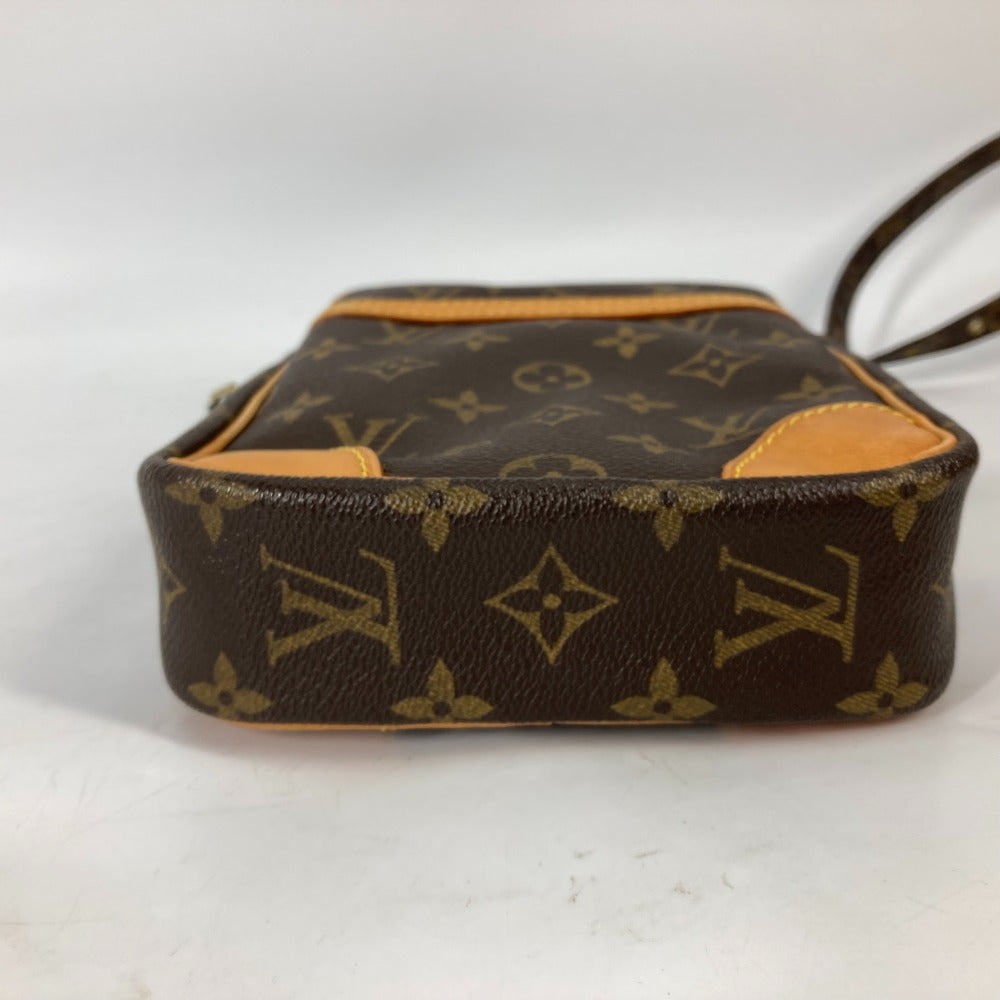 LOUIS VUITTON M45266 Monogram Danube Crossbody Pochette Shoulder Bag in Monogram Canvas, Brown, for Women