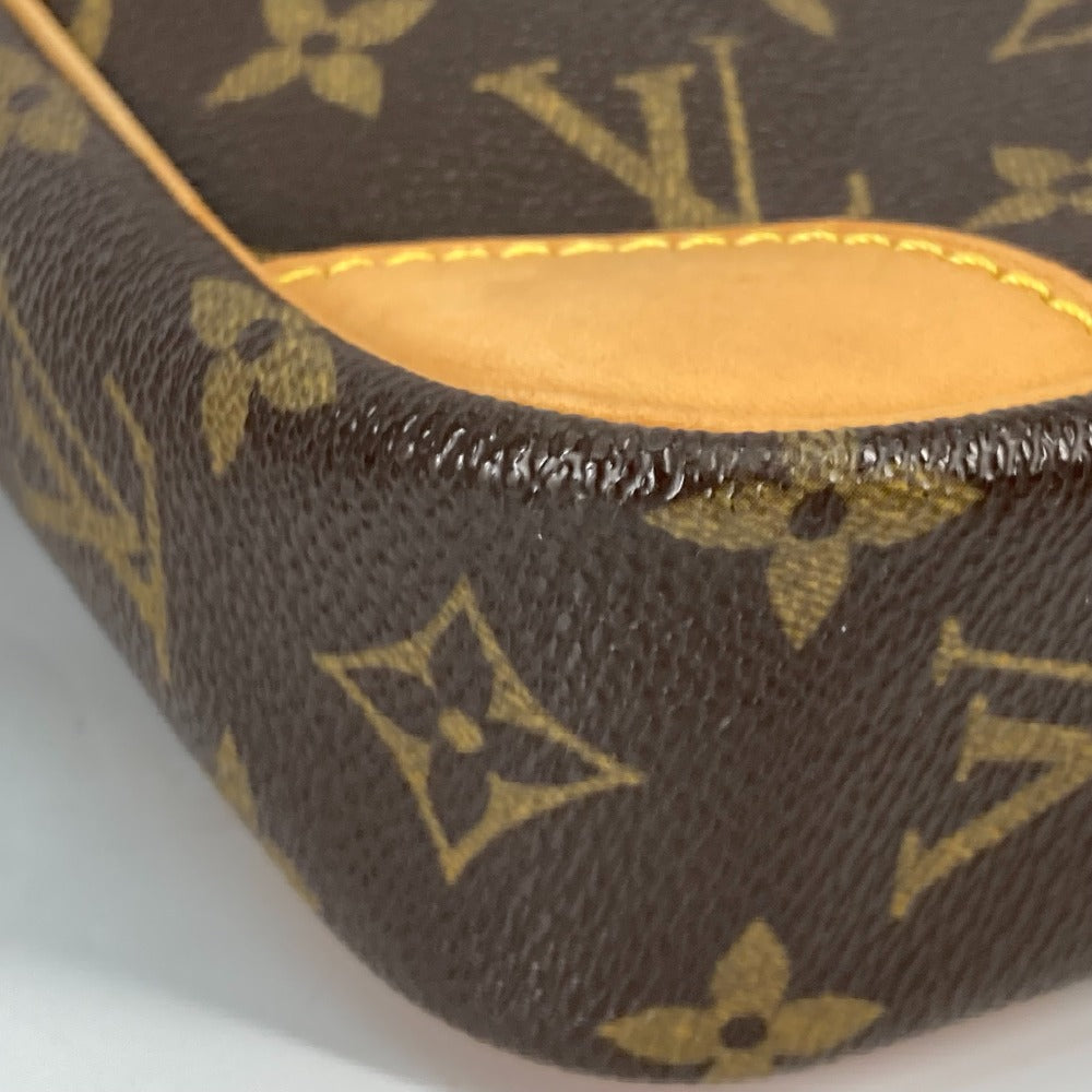 LOUIS VUITTON M45266 Monogram Danube Crossbody Pochette Shoulder Bag in Monogram Canvas, Brown, for Women