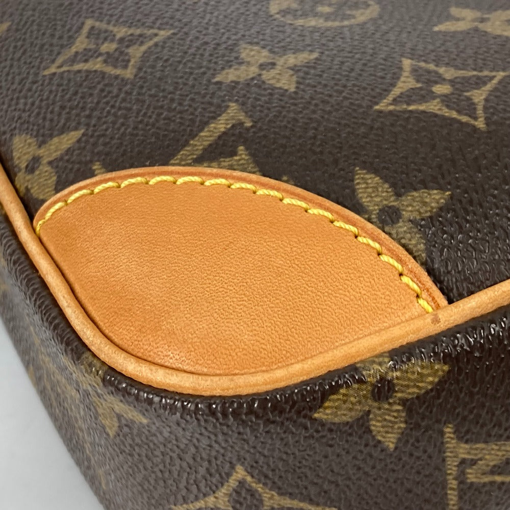 LOUIS VUITTON M45266 Monogram Danube Crossbody Pochette Shoulder Bag in Monogram Canvas, Brown, for Women