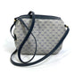 GUCCI GG Plus Pochette/Crossbody Bag, Old Gucci Shoulder Bag GGPVC/Leather, Women's, Navy