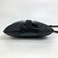 Salvatore Ferragamo EE-21-E196 ヴァラ パテント/斜め掛け カバン フラットバッグ ショルダーバッグ エナメル/レザー レディース ブラック