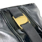 Salvatore Ferragamo EE-21-E196 ヴァラ パテント/斜め掛け カバン フラットバッグ ショルダーバッグ エナメル/レザー レディース ブラック