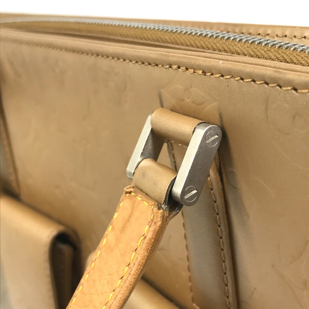 LOUIS VUITTON M55107 モノグラムマット ウィルウッド 肩掛け トートバッグ モノグラムマットレザー レディース ベージュ