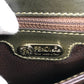 FENDI handbag, vintage bag, 2-way crossbody/shoulder bag, leather, women's, khaki