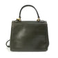 FENDI handbag, vintage bag, 2-way crossbody/shoulder bag, leather, women's, khaki