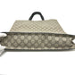 GUCCI 456217 GG Handbag/Tote Bag in GG Supreme Canvas, Men's, Beige