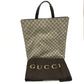 GUCCI 456217 GG Handbag/Tote Bag in GG Supreme Canvas, Men's, Beige