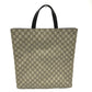 GUCCI 456217 GG Handbag/Tote Bag in GG Supreme Canvas, Men's, Beige